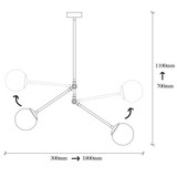 Stropna svjetiljka Cambaz - 3453