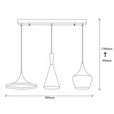 Stropna svjetiljka Elmas - 3561