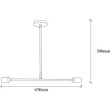 Stropna svjetiljka Cvijet - 160 - AV