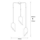 Stropna svjetiljka Kesik - 6176