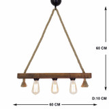 Stropna svjetiljka Kütük Halat 2