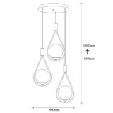 Stropna svjetiljka Mudoni - MR - 938