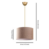 Stropna svjetiljka Pita - bež