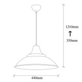 Stropna svjetiljka Sağlam - 3732