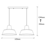 Stropna svjetiljka Sağlam - 3738