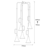Stropna svjetiljka Sarmal - 4486