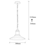 Stropna svjetiljka Sivani - MR-639