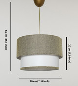 Stropna svjetiljka Tubol – Zelena