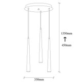 Stropna svjetiljka Uğur - 6072