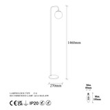 Podna lampa Viran - 10965