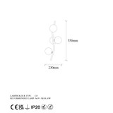 Zidna lampa 7147 - Antik