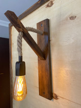 Zidna lampa Ahşap aplikacija 18