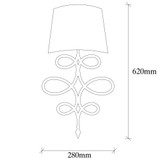 Zidna lampa Asaf - 6990
