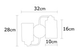 Zidna lampa Balcova - N-346
