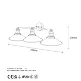 Zidna lampa Konusni - 12186