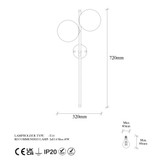 Zidna lampa Fazli - 10420