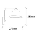 Zidna lampa Fötr Sivani - MR-324