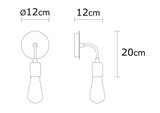 Zidna lampa Harput - N-1327