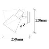 Zidna lampa Kem - 6347