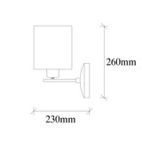 Zidna lampa Profil - 4685