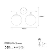 Zidna lampa Srna - 10730