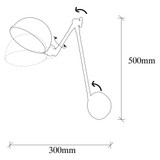 Zidna lampa Sivani - MR-658