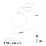 Zidna lampa Viran - 10905