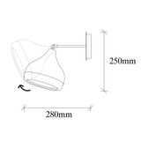 Zidna lampa Yıldo - 6902
