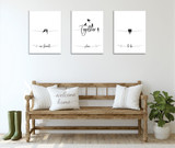 Ukrasna slika na platnu (3 komada) UDC03