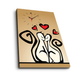 Ukrasni zidni sat od platna 5070CS-43