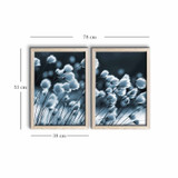 Ukrasno uokvireno MDF slikanje (2 komada) 2PKCT-008