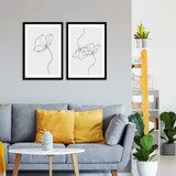 Ukrasno uokvireno MDF slikanje (2 komada) 2PSCTCIZ-008