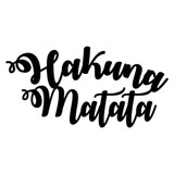 Dekorativni metalni zidni pribor hakuna matata