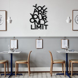 Dekorativni metalni zidni pribor Ograničiti