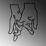 Dekorativni metalni zidni pribor Pinky Ljubav