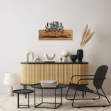 Ukrasni drveni zidni pribor Cvjetni zeleni iz knjige