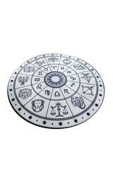 tepih (100 cm) Horoskop Beyaz 100X100