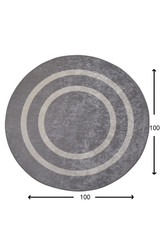 tepih (100 cm) Srebro