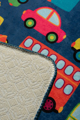 Tepih (100 x 160) Automobili – Plavi