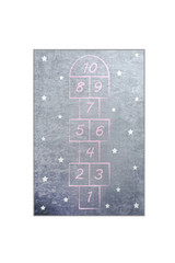 Tepih (100 x 160) Poskok – Siva