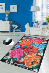 Tepih (120 x 180)  U obliku ruže