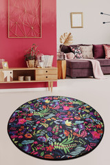 tepih (140 cm)  Pictura - Black Djt Çap 140
