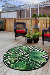 tepih (140 cm)  Tropic - Zeleno