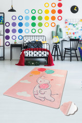 Tepih (140 x 190)  Baloni - roze