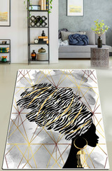 Tepih (150 x 240)  Zebra kosa Şönil Pamuk