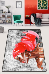 Tepih (160 x 230)  Ružičasta kosa Şönil pamuk