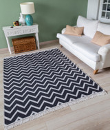 Tepih (60 x 100) 23002A - Bijela, crna Tepih (60 x 100) 23002A - Bijela, crna