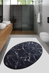 tepih (60 x 90)  Mramorni oval DJT