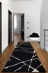 Tepih (80 x 140) Broken Black 80X140