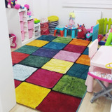 tepih (100 x 300) Renkli Kare